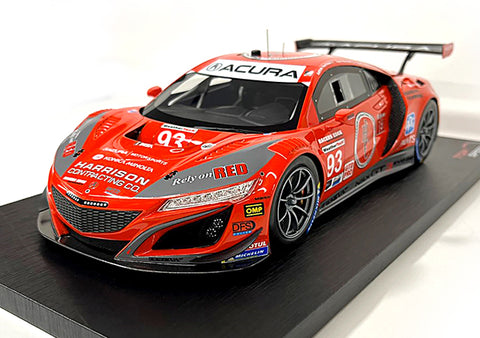 Harrison Contracting Acura NSX 1:18 Scale Car Unsigned