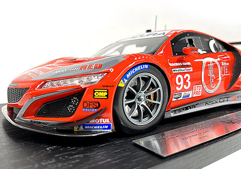 Harison Contracting Acura NSX 1:18 Scale Car Autographed